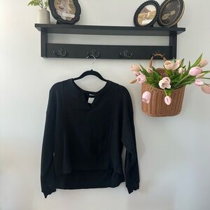 Black Long Sleeve Top